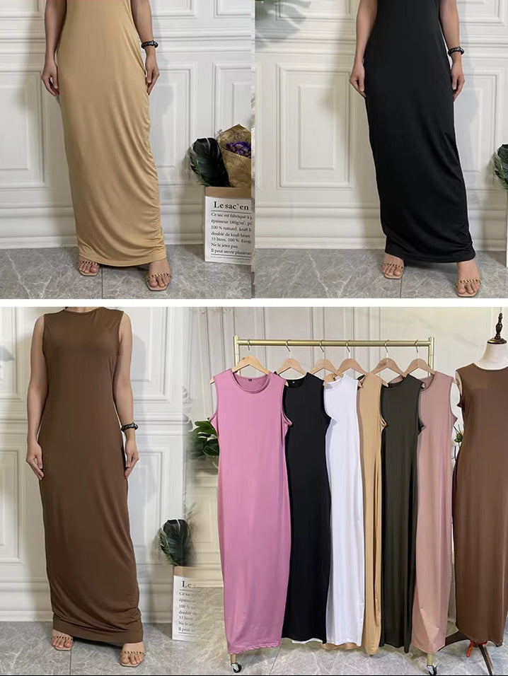 Muslim Woman Dress Abaya for Women Hijab Long Dresses Middle East Dubai Casual Kaftan Islam Clothing Products without Turkey